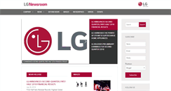 Desktop Screenshot of lgnewsroom.com